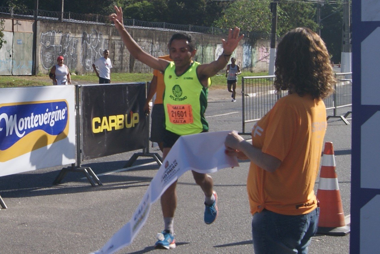 Divulgação _ Gilson Miranda terminou a prova em 1h28m51s e ficou com o ouro