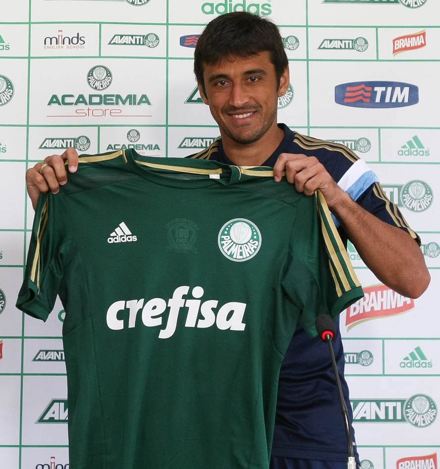 Ag. Palmeiras/Divulgação _ O novo camisa 27, se mostrou animado com o projeto de 2015 do Verdão