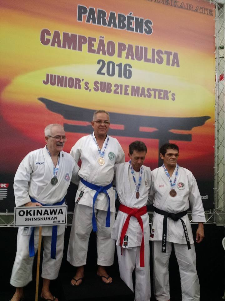 Divulgação _ A equipe do Verdão conquistou três pódios no Campeonato Paulista de Karatê