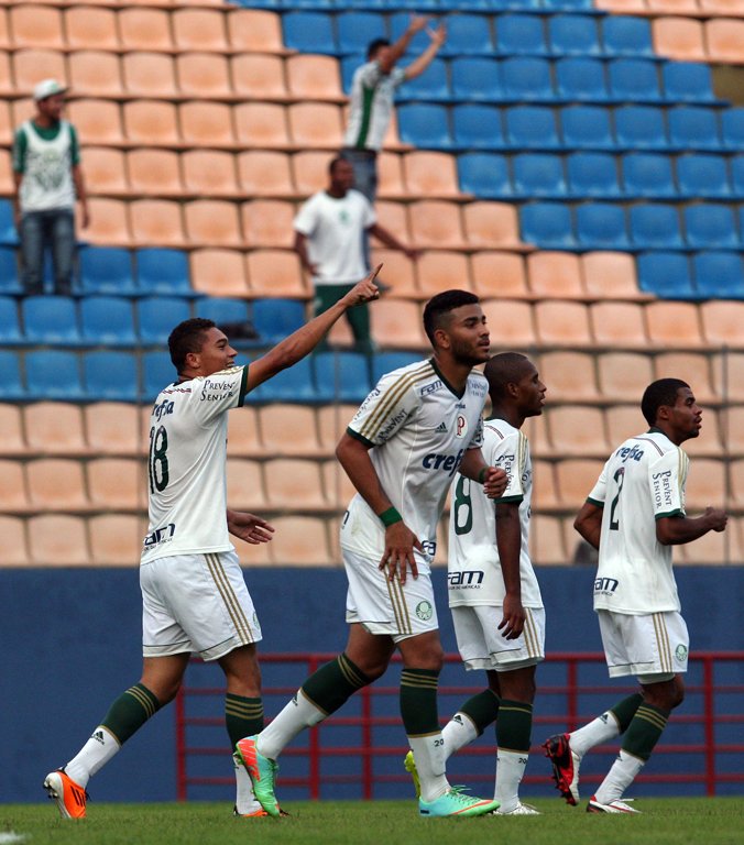 Fabio Menotti/Ag. Palmeiras/Divulgação _ O Verdão tem 24 pontos conquistados na primeira fase do Paulista Sub-20