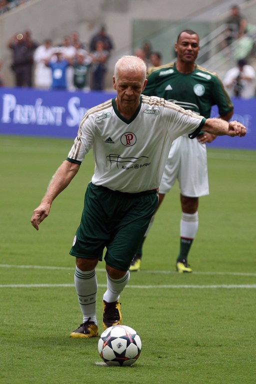 Fabio Menotti/Ag. Palmeiras/Divulgação _ Ademir da Guia anotou o primeiro gol da história do Allianz Parque