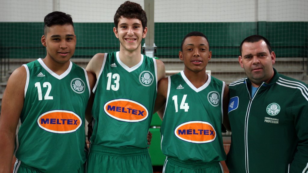 Fabio Menotti/Ag. Palmeiras/Divulgação _ Juntos no Verdão desde 2012, Wayk, André, Yago e Willians defenderão a Seleção Paulista no Brasileiro Sub-15