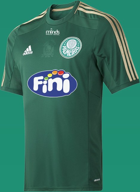 Divulgação _ Camisa do Palmeiras com o patrocínio pontual da Fini