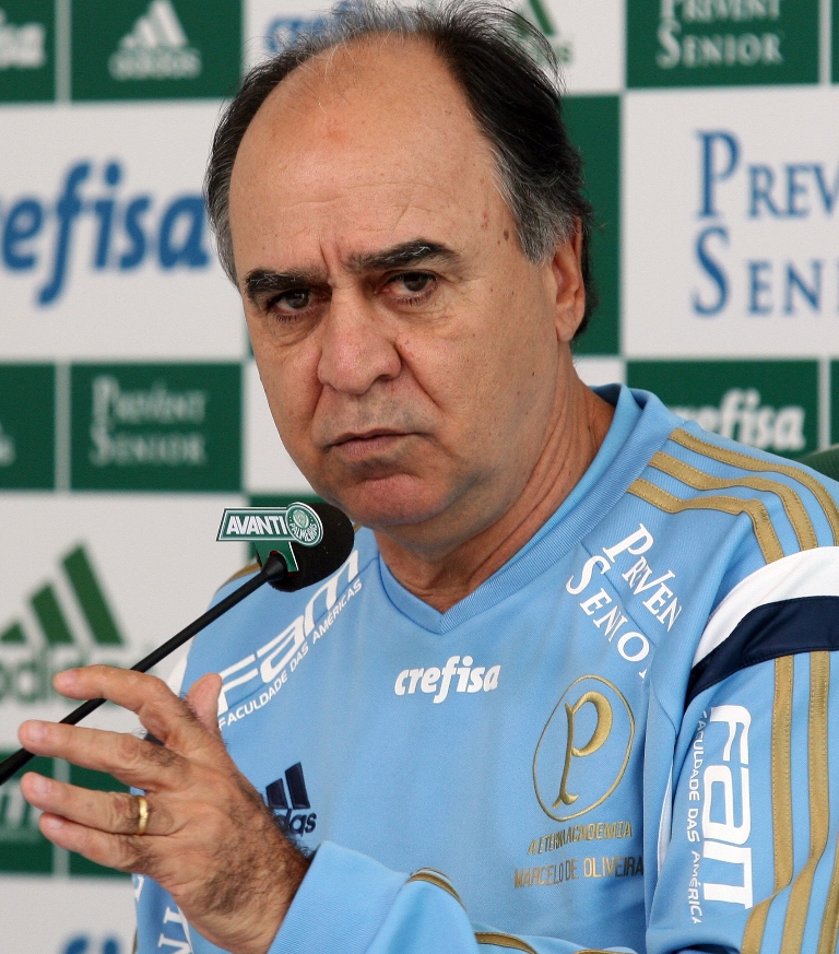 Fabio Menotti/Ag.Palmeiras/Divulgação_Marcelo Oliveira concedeu entrevista coletiva nesta sexta-feira (28)
