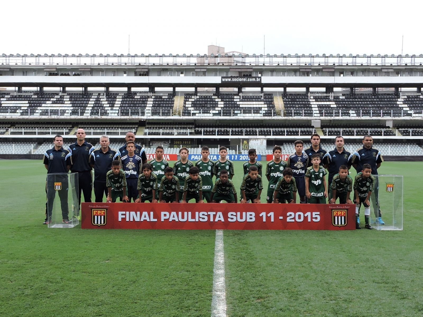 Fernando Caliman/FPF_Após vitória na Academia de Guarulhos, Palmeiras empata em Santos e conquista Paulistão Sub-11