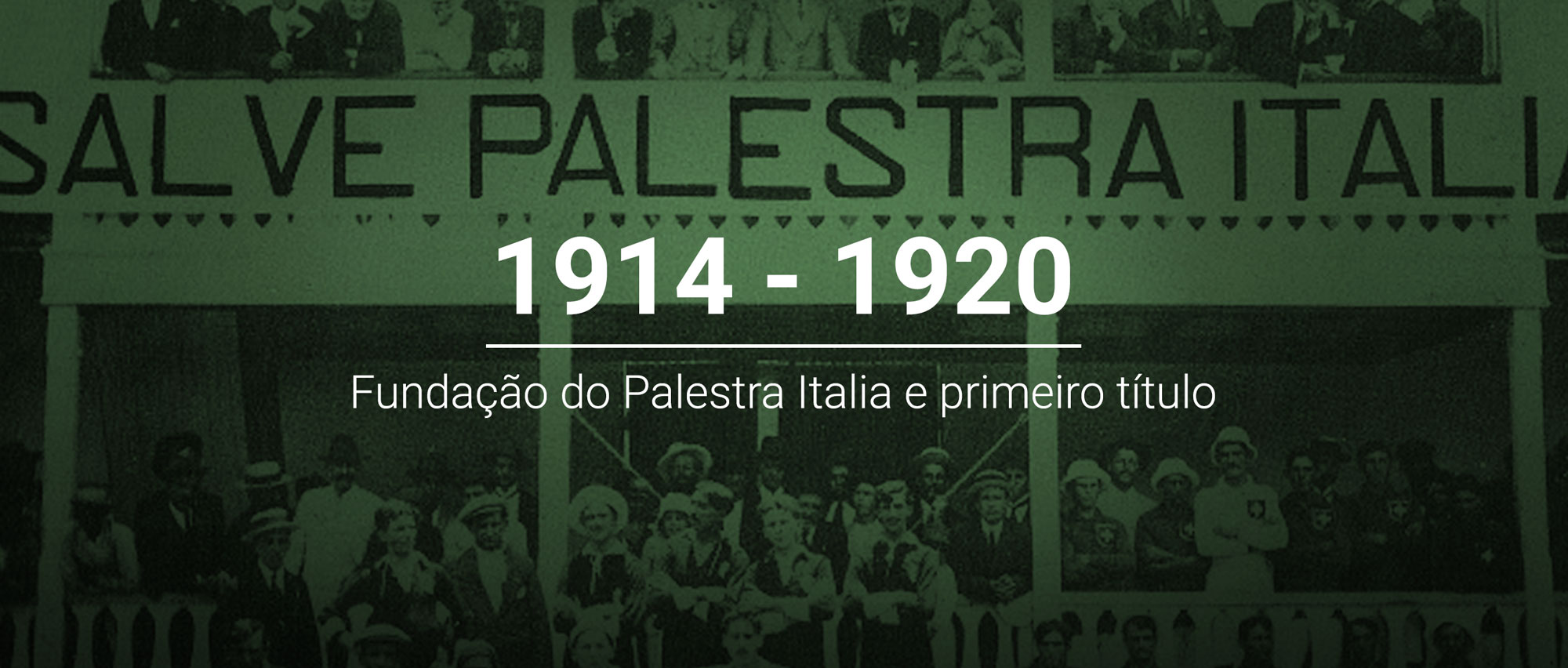 O que o Palmeiras ganhou em 1914?