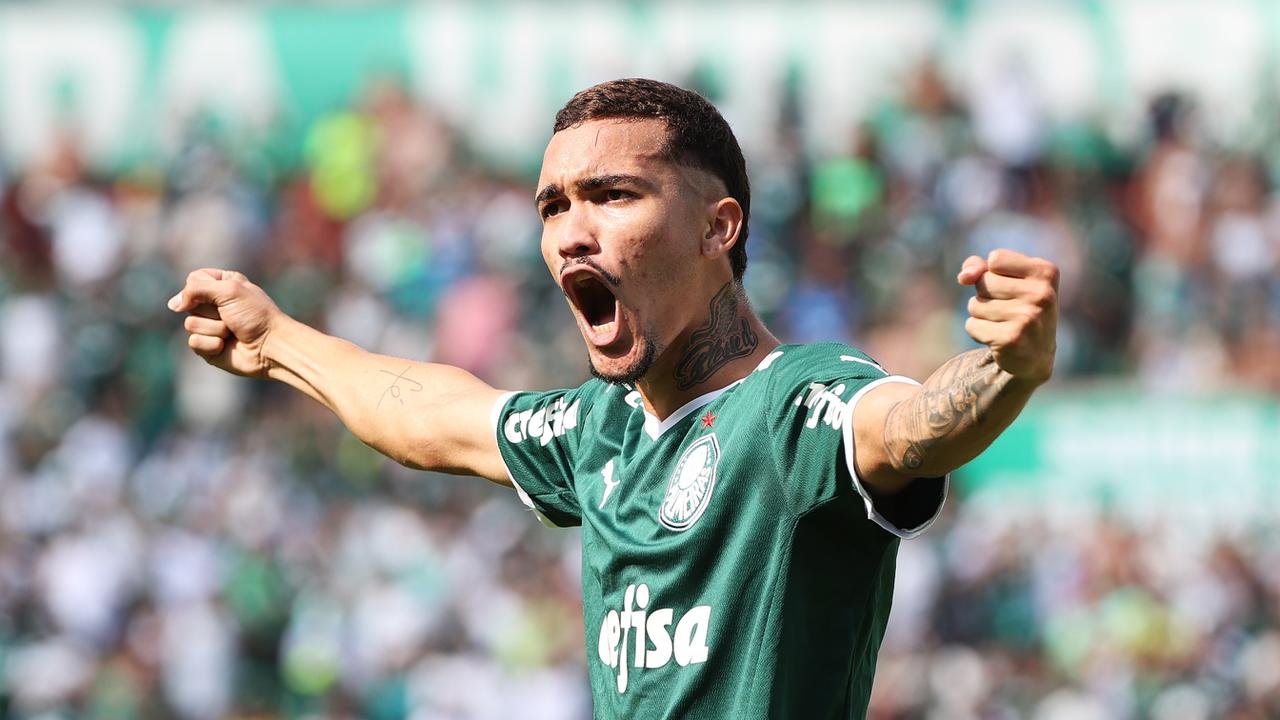 Artilheiro da Copinha, Ruan Ribeiro abriu o placar no primeiro tempo (Foto: Fabio Menotti/Palmeiras/by Canon)