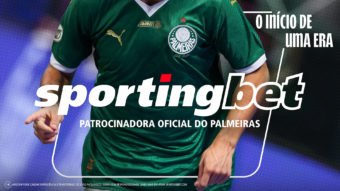 Palmeiras Sportingbet patrocinador máster R$ 100 milhões por ano — bets futebol brasileiro
