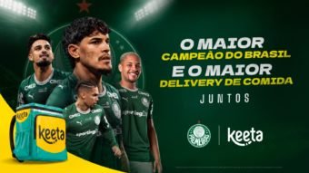 Palmeiras fecha patrocínio com a Keeta até o fim de 2026