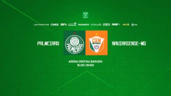 Palmeiras trifft beim Debüt der Copa do Brasil Sub-20 auf Naviraiense-MS