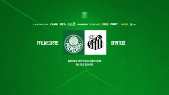 Palmeiras empfängt Santos zu einem Einzelspiel der zweiten Phase des ...